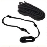 Franghie impletita pentru montaj leagane, hamace, prelate, umbrare, lungime 2m, culoare Neagra, AVEX