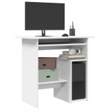 vidaXL Birou, alb, 80 x 45 x 74 cm, PAL