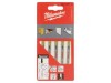 P&acirc;nză fierăstrău lemn 75mm set 5 buc T, Milwaukee