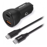 INCARCATOR AUTO USB -A SI USB TYPE C PHILIPS - PH-DLP2521C