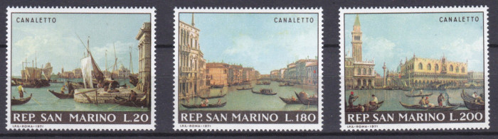 DB1 Pictura San Marino Marina Corabii 1971 3 v. MNH