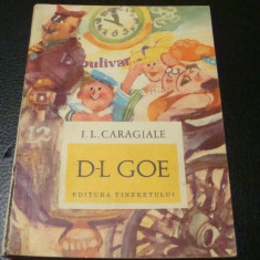 Caragiale - D-l Goe - prima mea biblioteca-1969-ilustratii Pompiliu Dumitrescu