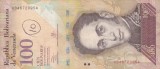 VENEZUELA 100 bolivares 29 octombrie 2013 VF+!!!