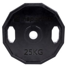 Greutate cauciucata olimpica inSPORTline Ruberton 25kg, foto