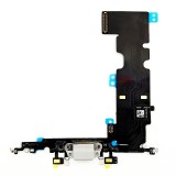 Mufă &Icirc;ncărcare iPhone 8 Plus Albă - Bandă Flex Premium