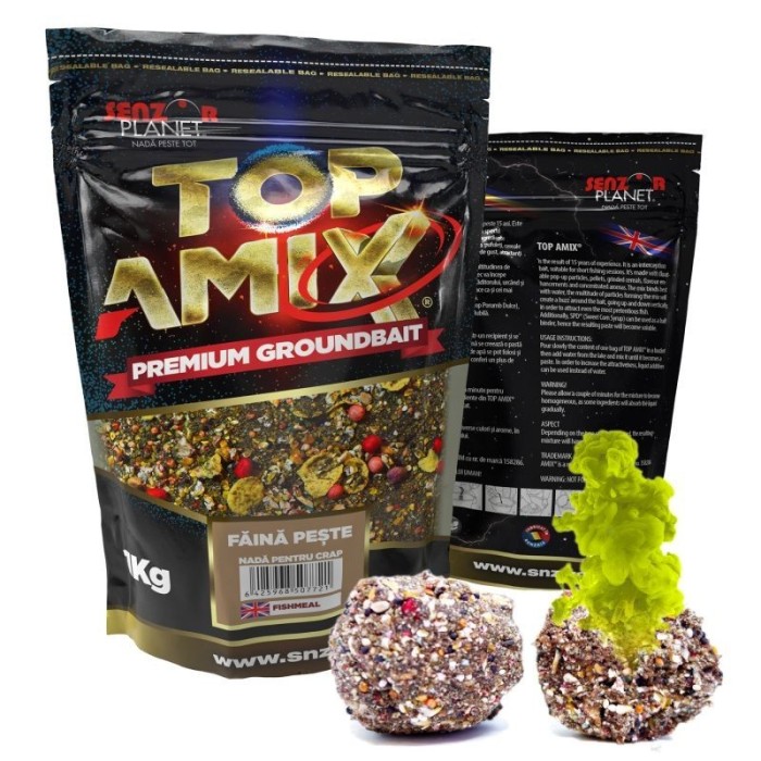NADA SENZOR PLANET TOP AMIX FAINA DE PESTE 1kg -FUMIGENA