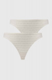 Cumpara ieftin Emporio Armani Underwear chiloti 2-pack culoarea bej