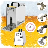 Set complet dozator bere PYGMY 25, 1 linie răcire uscată, 35 l/h, Green Line, cuplă butoi bere: set toate