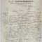 SCRISOARE COMERCIALA EXPEDIATA DE A.C. PAPACHRISTOU , NEGUSTOR LONDONEZ DE BLANURI , UNUI CLIENT BUCURESTEAN , 1 SEPT. 1937