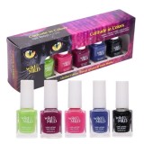 Set lac de unghii Catitude in Colors, 5 buc x12ml, 64703, Wild&amp;Mild