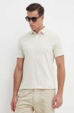 Pepe Jeans polo de bumbac HAZZEL culoarea bej, neted, PM542150