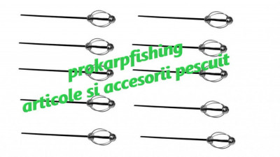 set 10 momitoare prokarpfishing de 35g cu tija foto