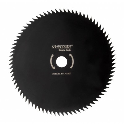Lama pentru motocoasa, 80T, diametru 255 x 25,4 mm, Raider 110240 foto