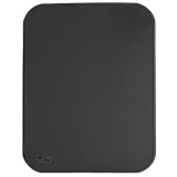 Placa metalica protectie pardoseala sub soba/semineu 50x65 cm, vopsita (neagra)