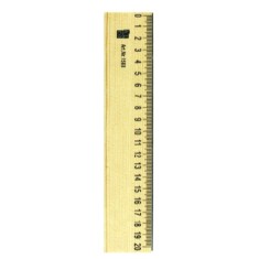 Rigla din lemn, 20cm, ALCO