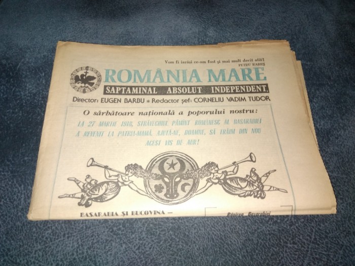 REVISTA ROMANIA MARE 29 MARTIE 1991