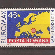 LP 856 Romania -1974 - EXPOZITIA DE MAXIMAFILIE EUROMAX - BUCURESTI, nestampilat