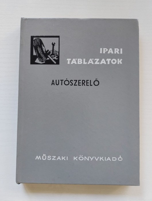 Aut&oacute;szerelő (ipari t&aacute;bl&aacute;zatok), Daru Proh&aacute;szka, Műszaki K&ouml;nyvkiad&oacute; 1972 maghiara