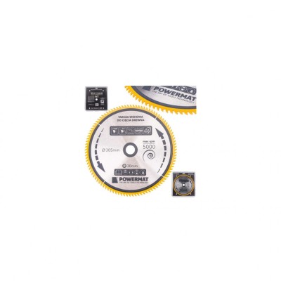 Disc circular pentru lemn, 305 x 30, 100 dinti, vidia, Powermat foto