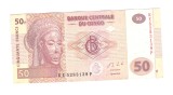 Bancnota Congo 50 francs/franci 30 iunie 2013, aUNC