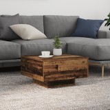 VidaXL Masă de Cafea Lemn vechi 55 x 55 x 31 cm Lemn compozit