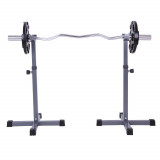 Suport bara reglabil pentru fitness inSPORTline PW10, set 2 buc