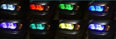 Kit RGB Led Angel Eyes BMW 16 culori cu telecomanda E46 cu LUPA ManiaCars foto