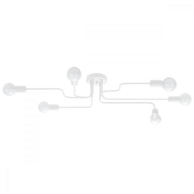 Candelabru VECTOR 6 alb, Sollux Lighting foto