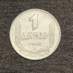 Moneda 1dinar 1942 Iugoslavia