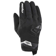 Manusi barbati pentru scuter - motocicleta Roadster vara textil/piele Ixon model MIG 2 Air Flow MS culoare: negru/alb &ndash; degete tactile 3XL (13/14)