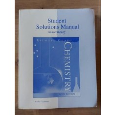 Chemistry: Student Solutions Manual- Maymond Chang