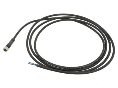 Cablu de conectare M8 3 pini 2m 60VAC 4A foto
