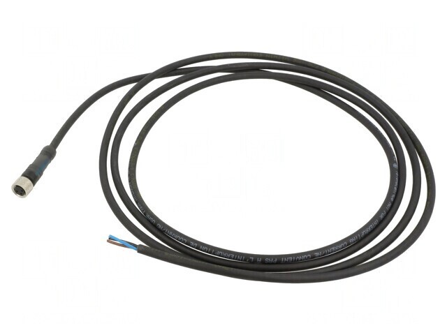 Cablu de conectare M8 3 pini 2m 60VAC 4A