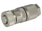 Conector HARTING M12 mufă 4 pini mamă drept IP67 HARAX 32V IDC