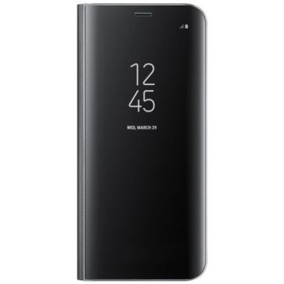Husa Samsung Galaxy S8 Plus compatibila Clear View Neagra foto