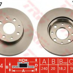 Disc frana ALFA ROMEO 145 (930) (1994 - 2001) TRW DF4037