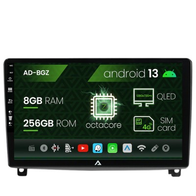 Navigatie Peugeot 407 (2004-2011), Android 13, Z-Octacore 8GB RAM + 256GB ROM, 9 Inch - AD-BGZ9008+AD-BGRKIT266V3 foto