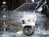 Reduceri.Camera duala 8Mp+card 64GB,solara 4G sim, fara cabluri in orice locatie