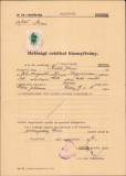 HST A1219 Certificat de moralitate 1942 Oradea