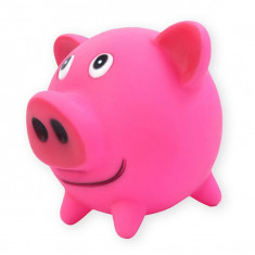 Jucărie pentru câini - porc roz, 10cm