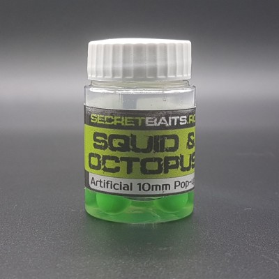 Secret Baits 10mm Popup Artif. Squid &amp;amp; Octopus Flavour foto