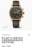CEAS IWC PILOT SPITFIRE CHRONO - Ref. IW387902 - Cal. 69380 - 41mm - 8200E !, Analog, Casual, Titan