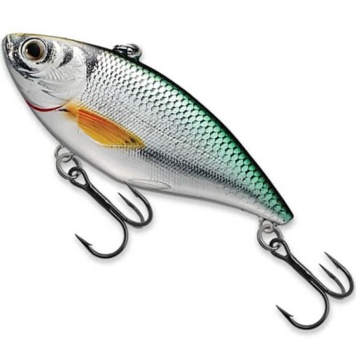 Vobler Live Target Golden Shiner Rattlebait, Silver / Green, 7.0cm, 14.0g foto