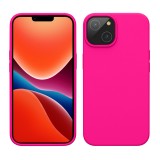 Husa Kwmobile pentru Apple iPhone 14, Silicon, Roz, 59071.77