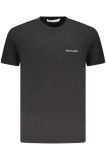 Cumpara ieftin Trussardi Tricou barbati, cu imprimeu grafic pe spate, Regular fit, Negru, S