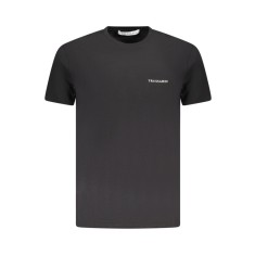 Trussardi Tricou barbati, cu imprimeu grafic pe spate, Regular fit, Negru, S