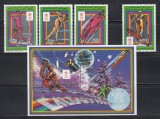 Comore 1988 - Jocurile Olimpice de iarnă &ndash; Calgary, Serie + PA + Colita, MNH