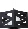 Pendul Ava Negru 1xE27 60W, Erste