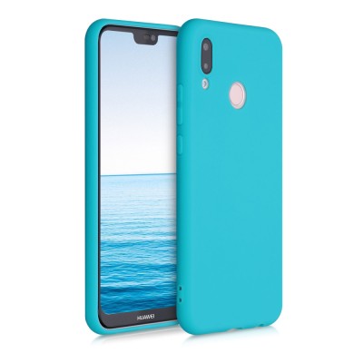 Husa pentru Huawei P20 Lite, Silicon, Albastru, 44358.205 foto