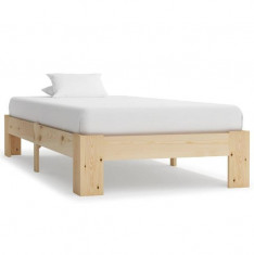 Cadru de pat, 100 x 200 cm, lemn masiv de pin foto